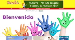 Desktop Screenshot of nidos.pe